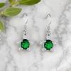 1 Pair Hook Earrings, Turtle Shape Drop Earrings with Rhinestones Inlaid, Summer Style Polished Smooth Earrings for Jewelry Gift
