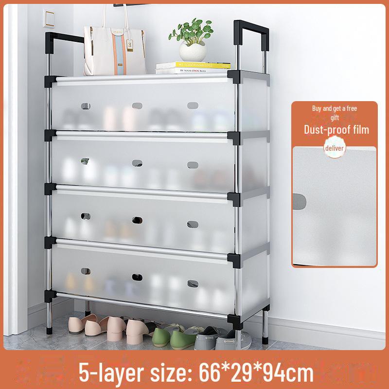 

Многоуровневая полка для обуви с пылезащитными дверцами – простой шкаф для дома, бесплатная доставка Thickened