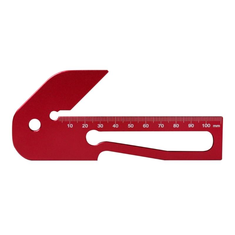 Aluminum Center Positioning Ruler, 45/90 Degree Positioning Ruler, Right Angle Positioning, Centerline Positioning 1