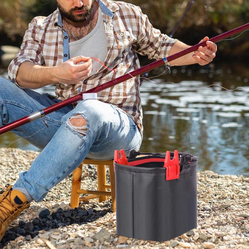 Ice Fishing Rod Holder Safe Bucket Rod Holders 2 Pieces Portable Compact Fishing Rod Racks For Fishing Enthusiast And Beginners