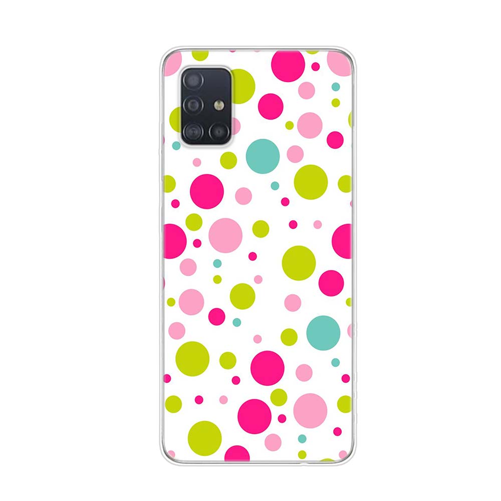 Polka Dots Fashion For Samsung Galaxy A01 A11 A12 A22 A21S A31 A41 A42 A51 A71 A32 A52 A72 A02S Soft Phone Case