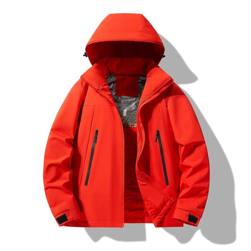 New Cotton-padded Clothes, Graphene Jackets, Men's Casual Jackets, Men's Trend Brand Removable Hats, Waterproof and Windproof.