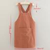 Cooking Cotton Kitchen Aprons Breathable Wear Resistant Adult Waist Aprons Anti Fouling Soft Restaurant Work Clothes Home