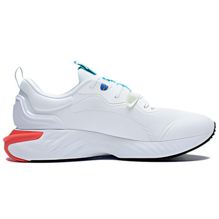 Li Ning Protective Cloud Non-Slip Wear-Resistant Low-Top Sports Casual Shoes Men Sneakers Standard-White AGLS211-3