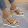 Women Platform Sandals Summer New Outdoor Beach Sandals Comfortable Hot Shallow Wedges Shoes for Women Designer Casual Sandals