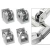 Sliding Base Pivot Joint Connector Right Angle Connector  Industrial Aluminum Profile