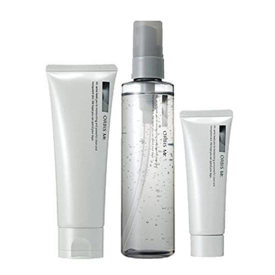 ORBIS Mr. (Orbis Mister) quasi-drug Mister Skincare 3-Step Set Mens Facial Cleanser Toner Moisturizing Cream Beauty