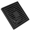 Floor Drain Highgrade Antique Shower Drain with Filter for Kitchen Bathroom Balcony Black(Shallow
