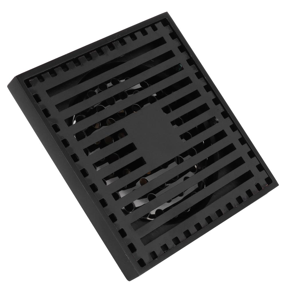 Floor Drain Highgrade Antique Shower Drain with Filter for Kitchen Bathroom Balcony Black(Shallow