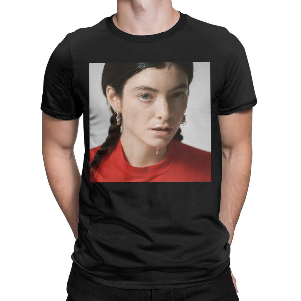 Lorde What Was That T-Shirts for Men  Cool Cotton Tees Crewneck Short Sleeve T Shirt Plus Size Clothes