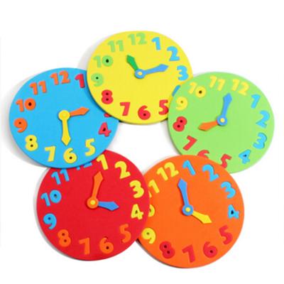 1 pezzo orologio fai da te per bambini giocattoli educativi per l'apprendimento gioco di puzzle per bambini