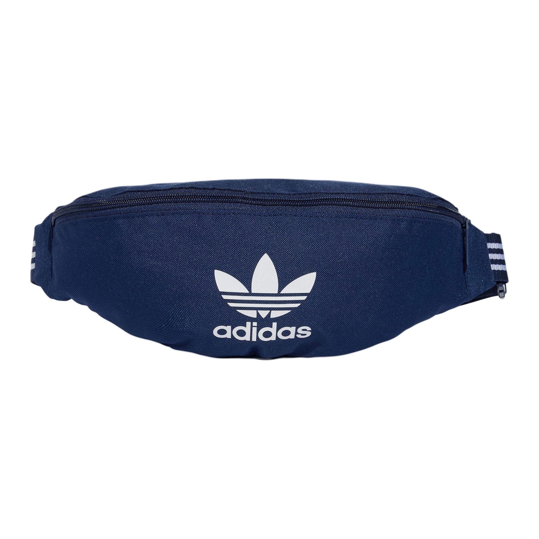 Adidas Originals Adicolor Fashion Casual Versatile Zipper Shoulder Crossbody Waist Bag Unisex bags Navy-Blue IX7465 Marine Blue