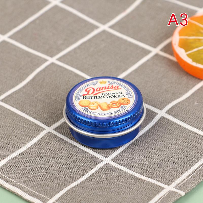 1/12 Miniature Dollhouse Cookies Box Doll House Kitchen Food Decor Accessories