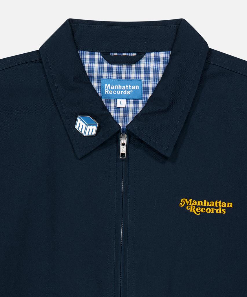 Manhattan Records Mr Team Drizzler Jacket - Navy