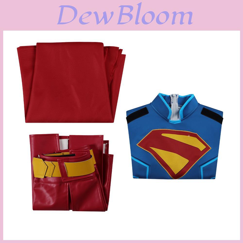 Supergirl Cosplay Costume For Women With Polyester Fabric For Halloween And Stage Shows