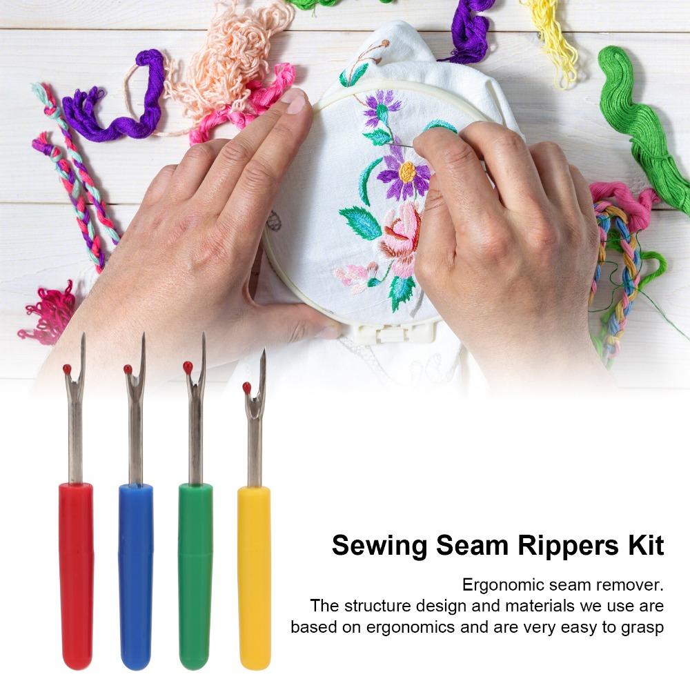 48pcs Plastic Seam Ripper Set Small Size Stitch Ripper Sewing Thread Remover Tool For Cross Stitch