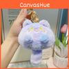 Whimsical Plush Cat Toy With Squeaking Feature In Cheerful Color Variants
