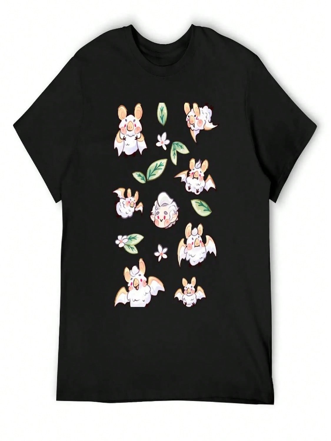 Bats Sheet Festival T-Shirt Clothes Oversizeds Funny Shirt Cotton For A Boy Vintage T Shirt unisex S разноцветный