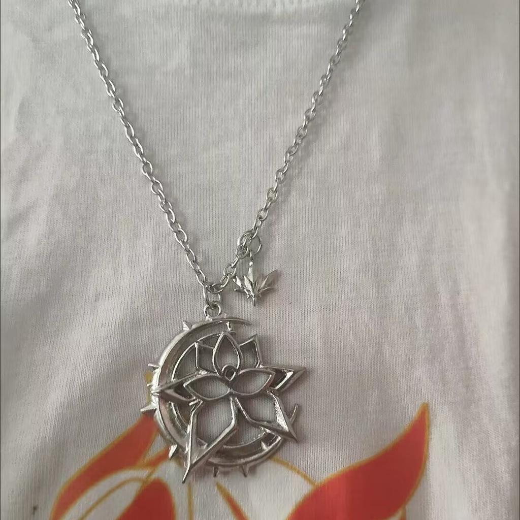 Spiel Honkai Impact 3 Elysia Cosplay 3D Legierung Halskette Unisex Choker Kette Hip Hop Requisiten