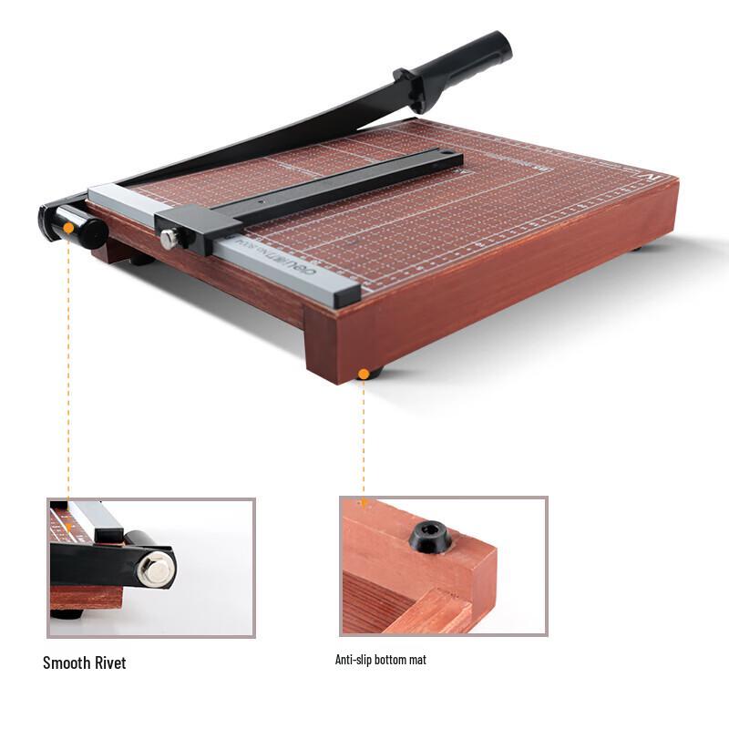 Deli 8004 Wooden Paper Trimmer