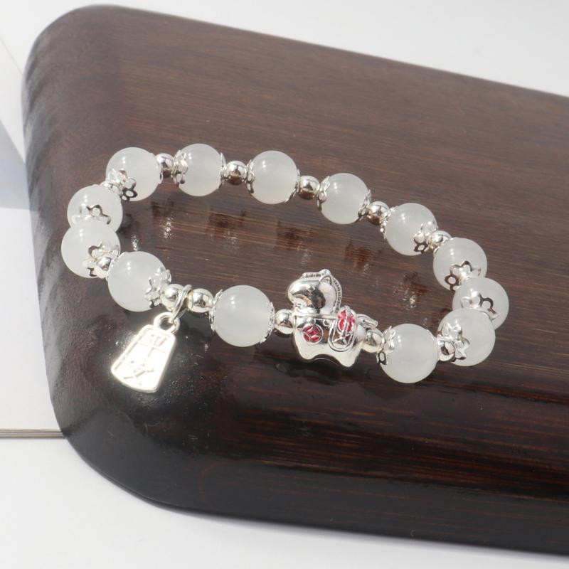 

Браслет в китайском стиле, браслет-талисман на удачу года Лошади, темпераментный стеклянный браслет на руку, ювелирные аксессуары