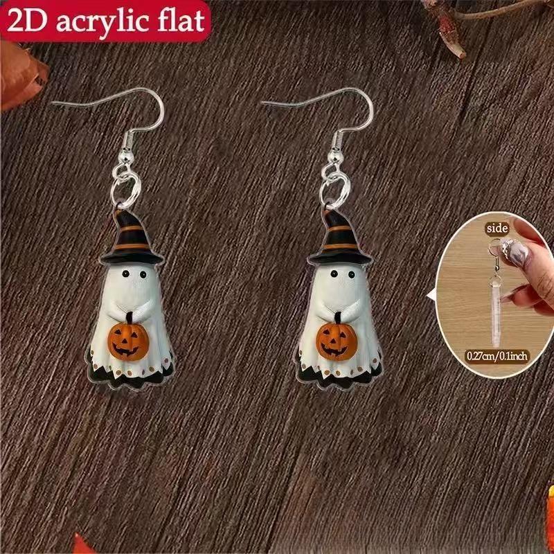 1 Pair Fairy Magic Charming Elf with Hummingbird Acrylic Pendant Perfect for Valentine's Day Earrings