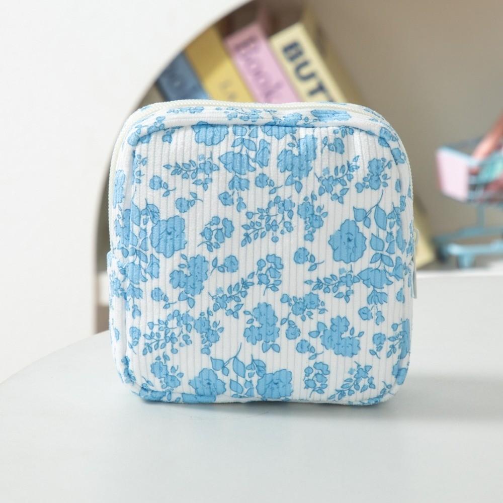 Square Shape Makeup Bag Lipstick Storage Mini Storage Pouch Fashion Sanitary Napkin Storage Bag