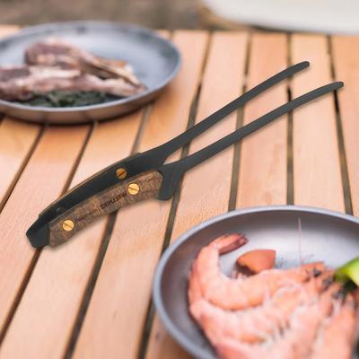 Grill BBQ Szczypce do grilla Stal nierdzewna Klips do żywności Zapobiegający poparzeniom Lekki Zastawa stołowa outdoorowa Artykuły kempingowe