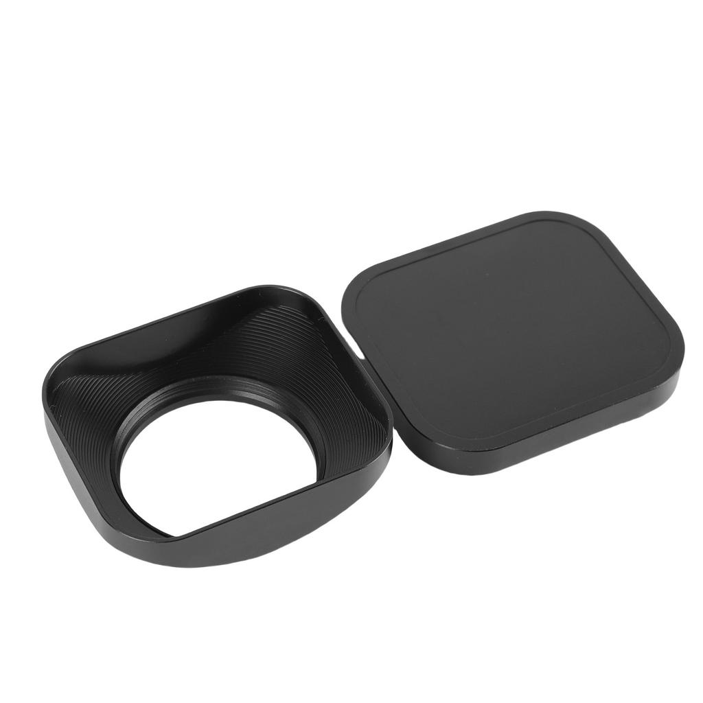 Camera Lens Hood Aluminium Alloy Accurate CNC Fine Processing Lens Hood Shade Protector with Cap