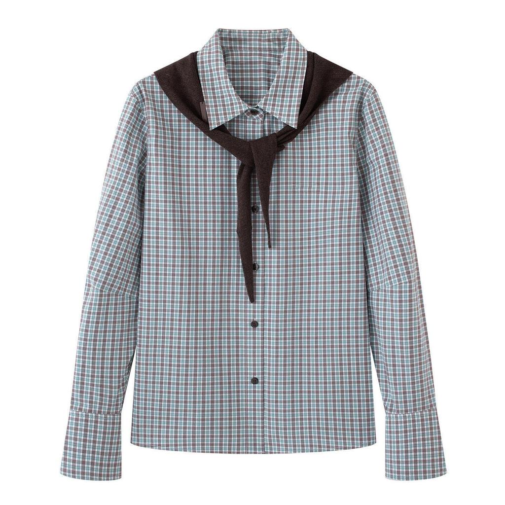 2026 Spring Women's Plaid Casual Shirt A1CAG1153