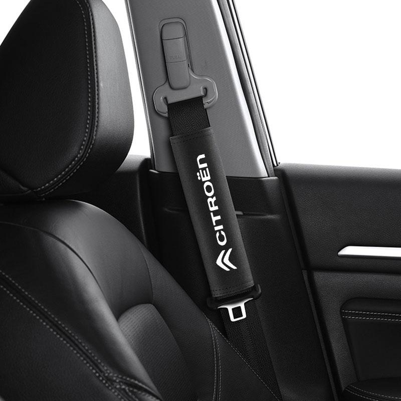 Auto Interior Seat Belt Padding For Citroen C1 C2 C4 5 C4L C8 Berlingo Xsara Picasso Crosser C-ELYSEE JUMPY NEMO VTS Accessories