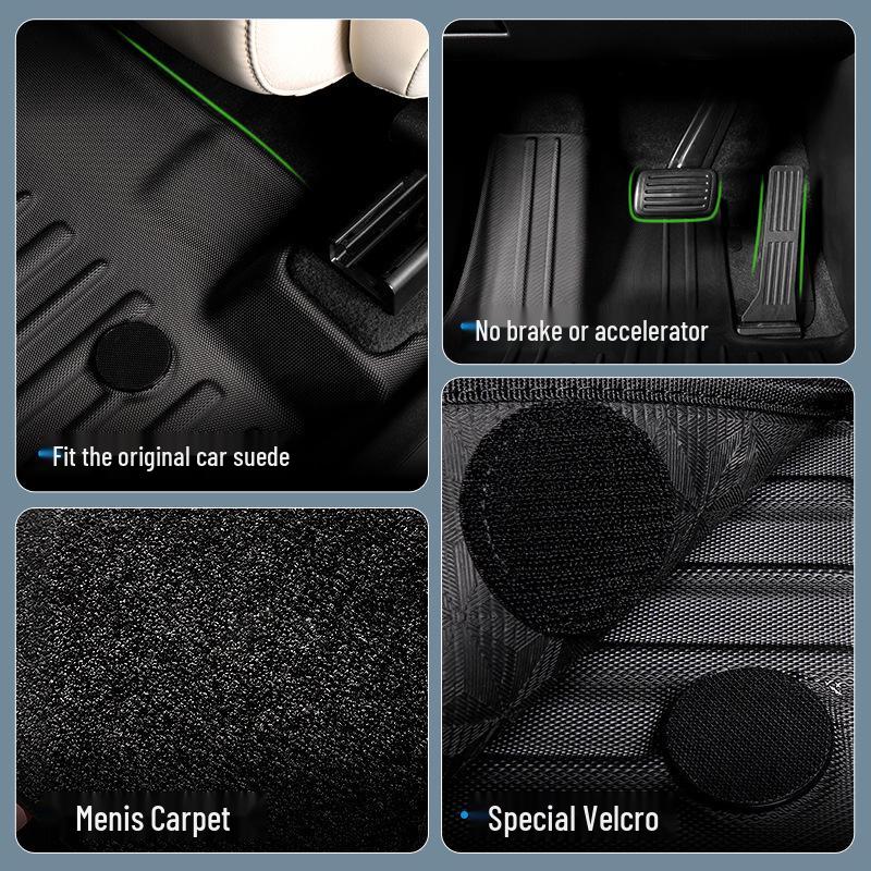 Custom TPE Car Mats for Weilai ES6/EC6 (Model Years 23-25) – Includes Trunk Mat