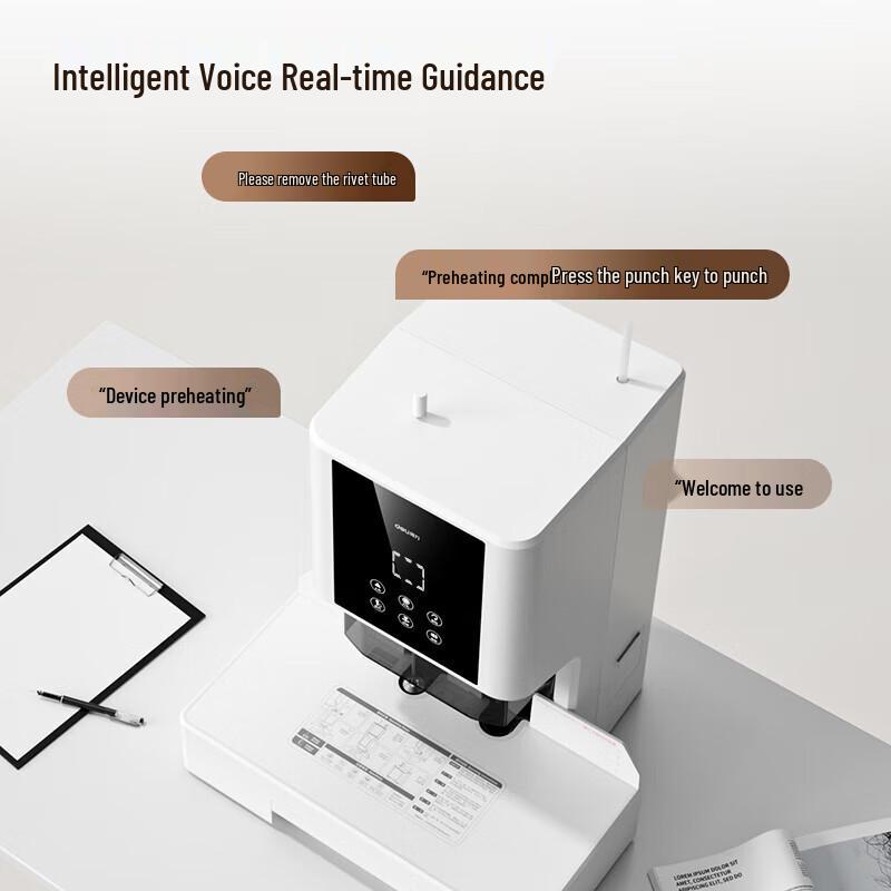 Deli GB503 Automatic Financial Binding Machine CN plug (adapter included)