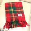 Autumn and winter new cashmere Christmas plaid scarf atmosphere women keep warm imitation cashmere versatile knitted scarf