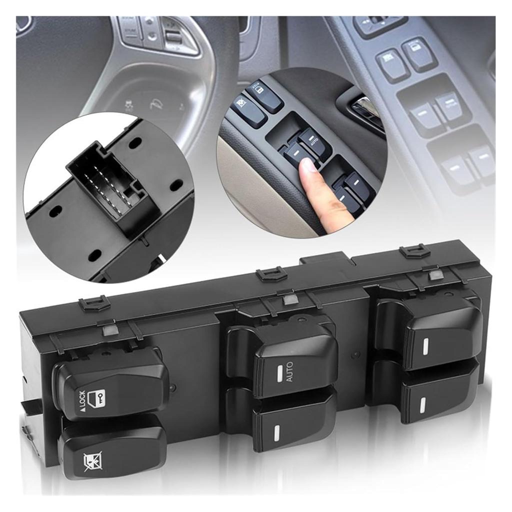 Front Right Driver Side Power Window Master Switch for Hyundai IX35 Tucson 2010 2011 2012 2013 2014 2015 2016 2017 93570-2S910