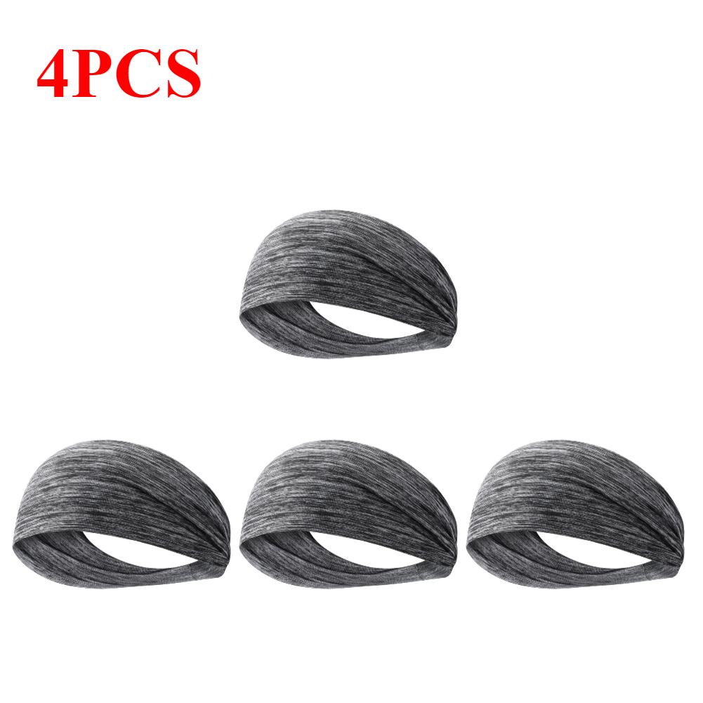 1-6PCS Elastic Sports Headband Men Women Fitness Yoga Gym Head Band Anti-slip Breathable Hair Sweatband for Outdoor Running