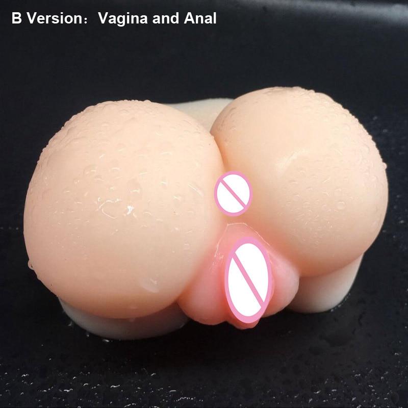 Male Masturbator Soft Transparent Sex Dolls 3D Realistic Anal and Vagina Pussy Cup Sex Toys for Men