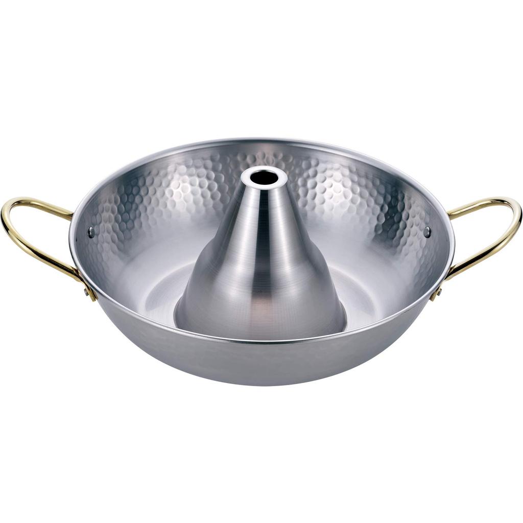 Wahei freiz Shabu-Shabu Pot, Stainless Steel, 26cm, for Portable Stoves, Lengthened, RB-1278