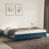 Bed Frame without Mattress Dark Blue 200x200 cm Velvet