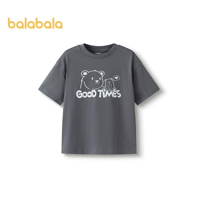Balabala Kids' 2025 Summer Short Sleeve T-Shirt