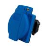 Single-phase 230V 16A Schuko IP54 Hermetic Panel Socket
