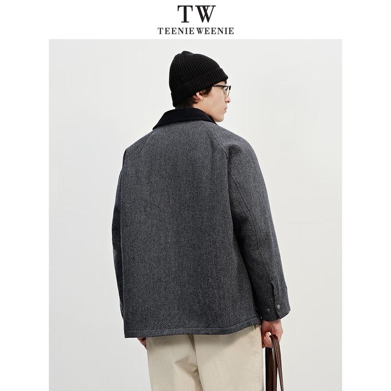 Teenie Weenie Men's Vintage Wool Blend Raglan Coat