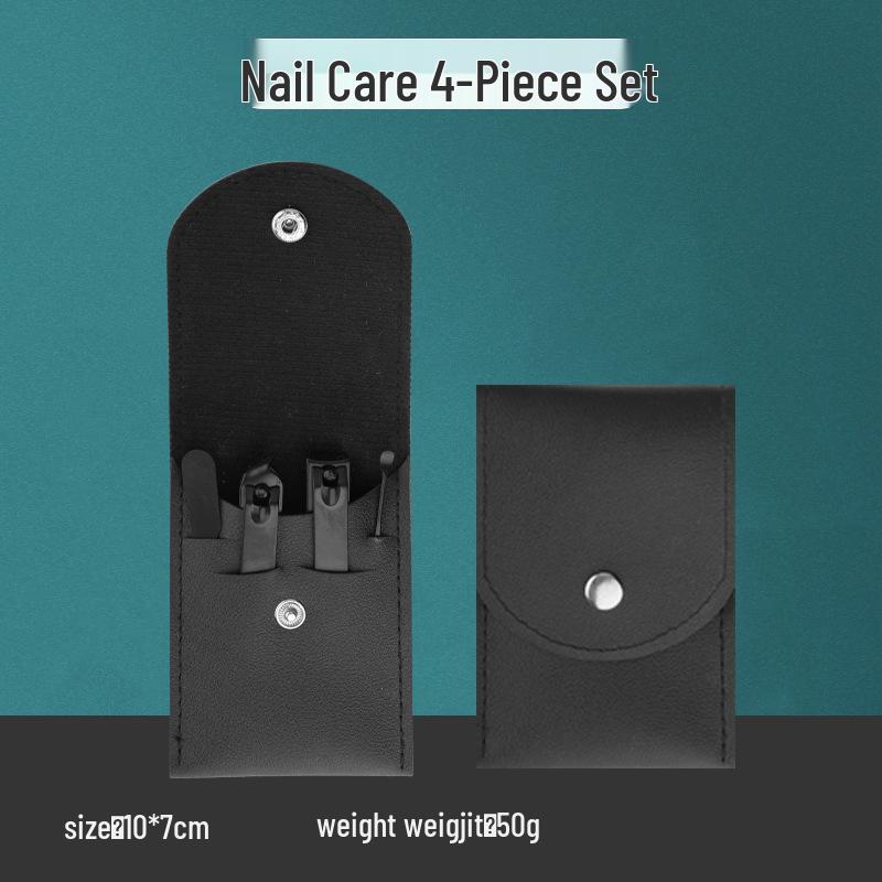 Spot Black 24-Piece Stainless Steel Nail Clipper & Pedicure Set