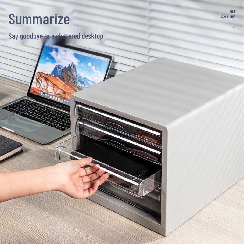 Deli Desktop File Cabinet with Drawers