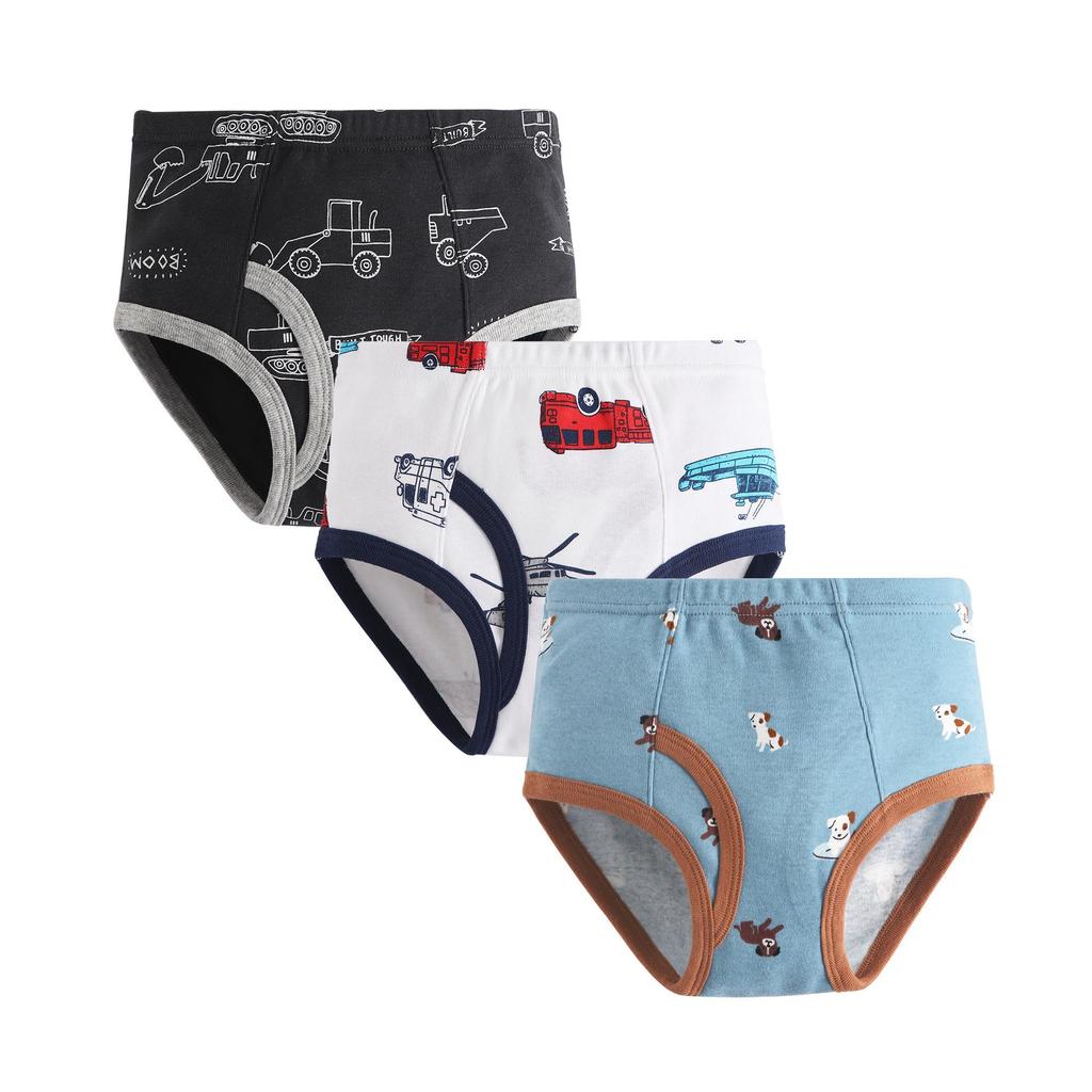 Mutandine da Bambino in Puro Cotone con Dinosauri - Pantaloncini Cartoon per Toddler e Bambini