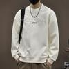 Maglione Trend Primavera e Autunno Uomo Stampa Alfabeto Tendenza Lento Casual Versatile Maglione Girocollo da Uomo