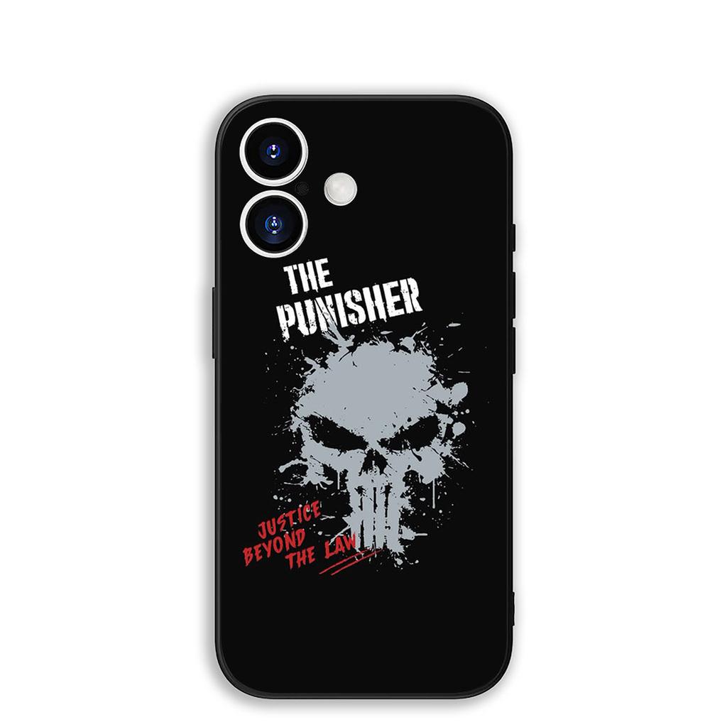 Cover for Motorola Moto Edge 50 30 One Fusion 40 neo Ultra Pro 20 Lite G50 G85 G84 E15 E14 Phone Case The Marvel Punisher Skull