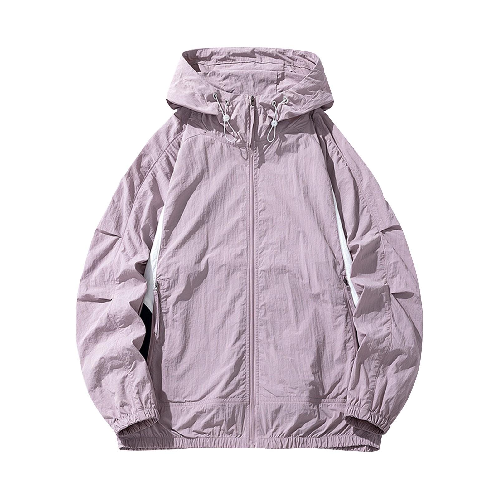 

Men s And Women s Sun Clothing, Same Summer Sports Outdoor Light Breathable Anti-ultraviolet Sun-shading Skin Clothing XXL фіолетовий