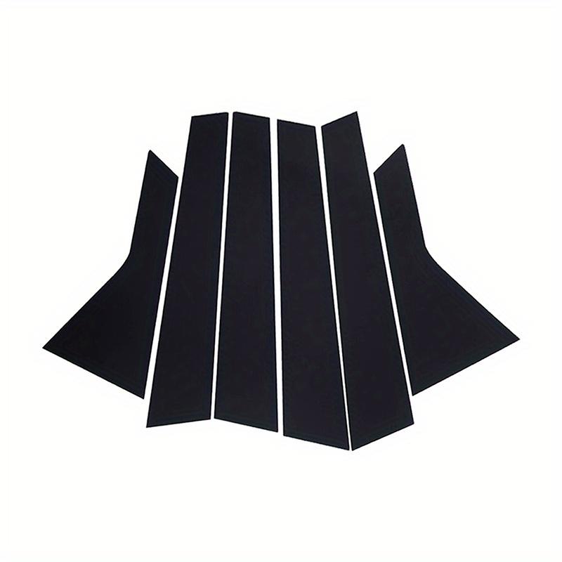 

6Pcs For Nissan Qashqai J10 2008 2009-2013 Car Window Pillar Posts Door Trims Stickers Auto B C Column Cover Decal Glossy Black