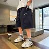 Boys' summer thin workwear shorts 2026 new item, big boys' summer clothes, boys' mid pants, worn over children's five quarter pants